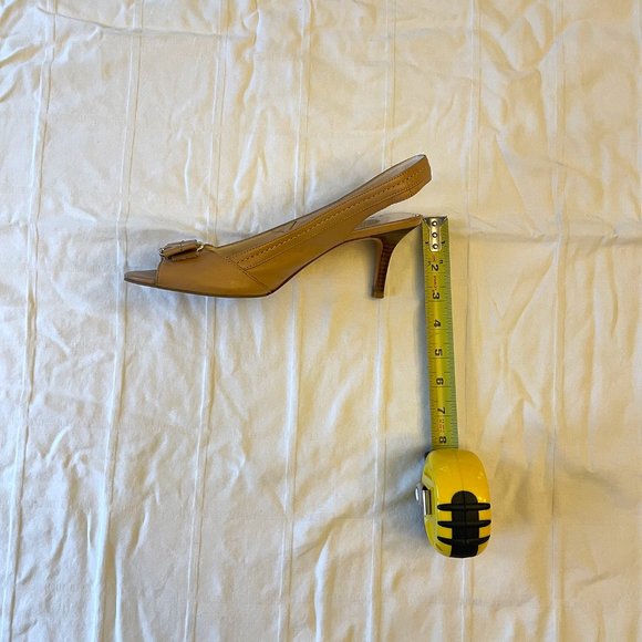 Coach peep toe slingbacks - Picture 4 of 4